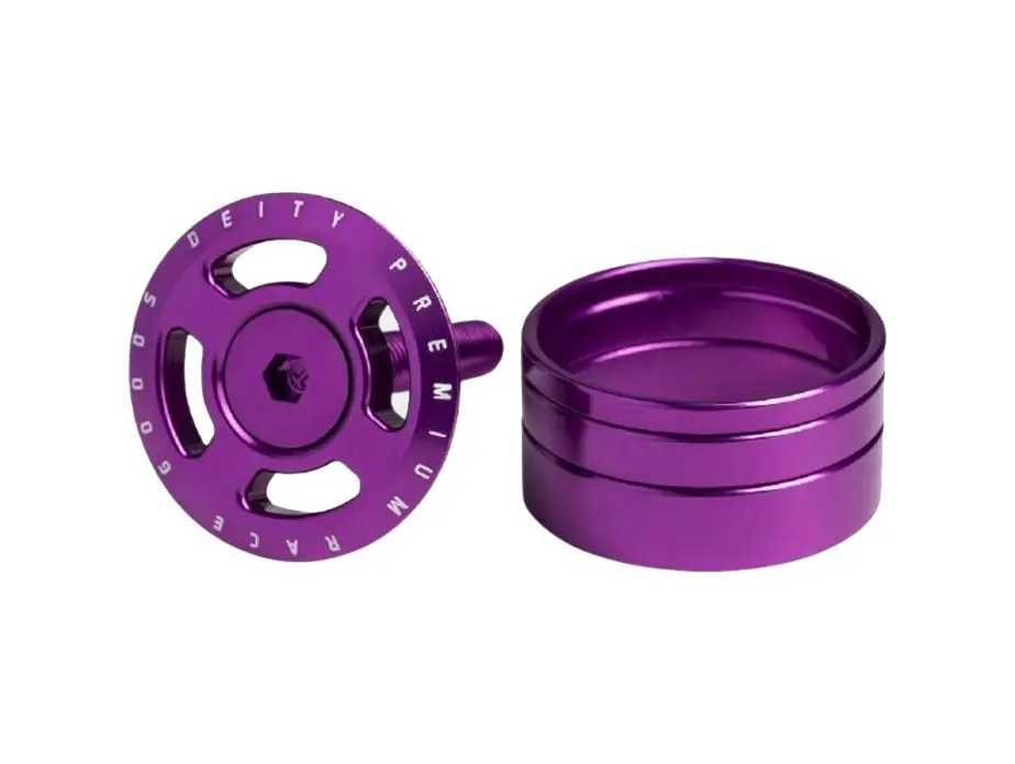 Deity Tappo serie sterzo Crosshair viola Ultime Pezzi