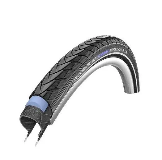 Quantità Limitata Copertone Schwalbe Marathon plus 700x28 smartguard twinskin rigido nero/reflex