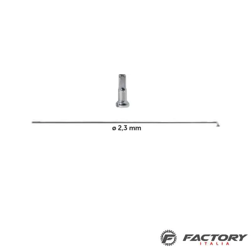 Nuovo Arrivo Raggio ruota bicicletta in acciaio 270 x 2.3 mm