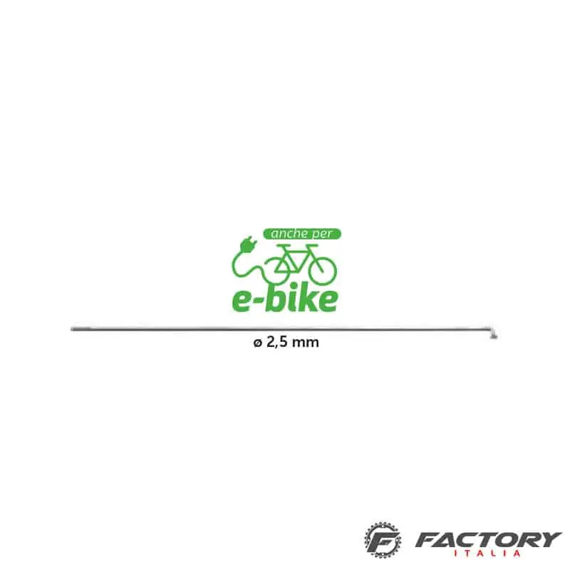 Quantità Limitata Raggio ruota bicicletta E-bike rinforzato 305 x 2.5 mm