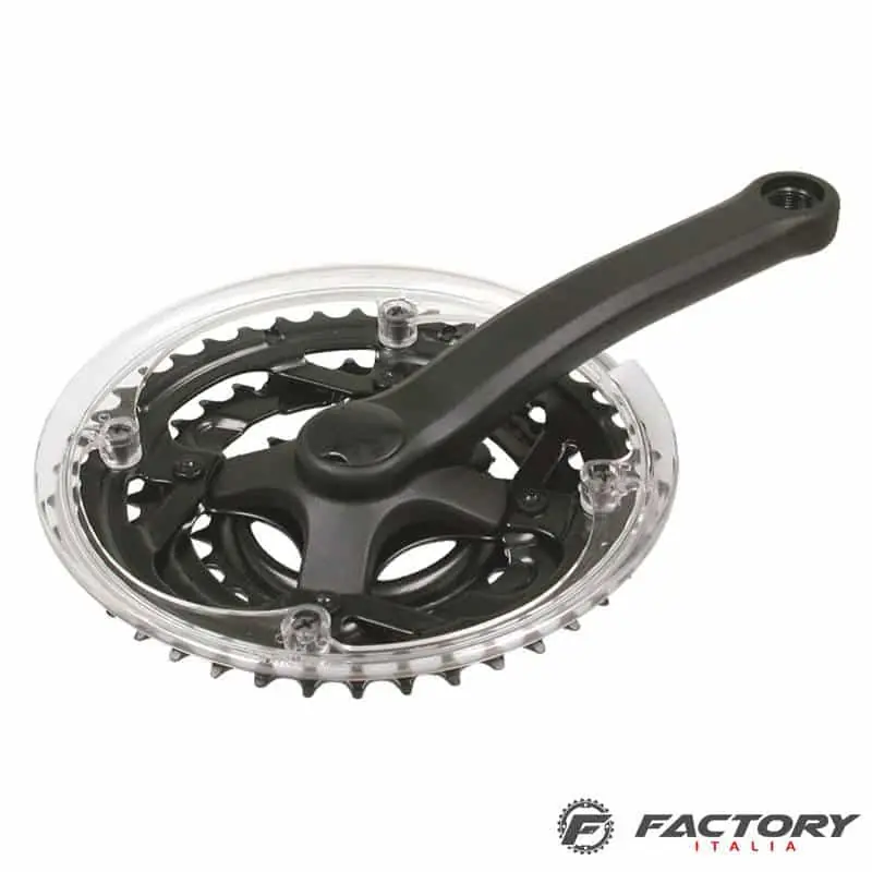 Guarnitura MTB plastificata nera 24-34-42 denti Offerta Speciale