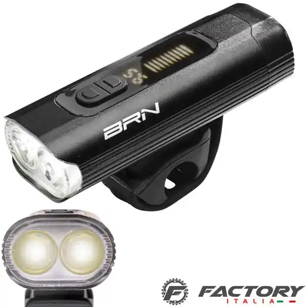 Di Tendenza Fanale bici anteriore 2 super led screen USB