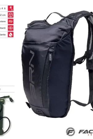 Zaino MTB BRN idrico nero 4 Litri Prezzo Ridotto