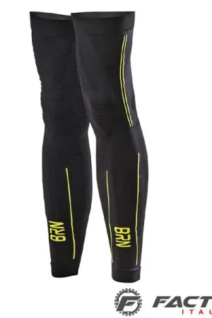 Gambali ciclismo invernali BRN neri giallo fluo Economico