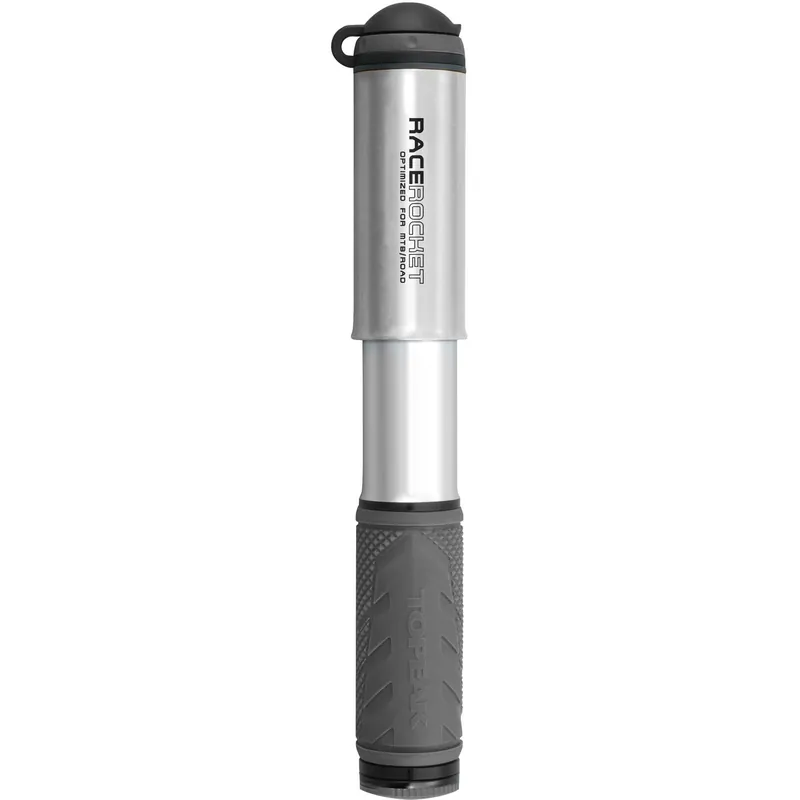 MINIPOMPA RACE ROCKET CON RACCORDO SMARTHEAD THREADLOCK 8 BAR/120 PSI SILVER Scelto Dai Clienti