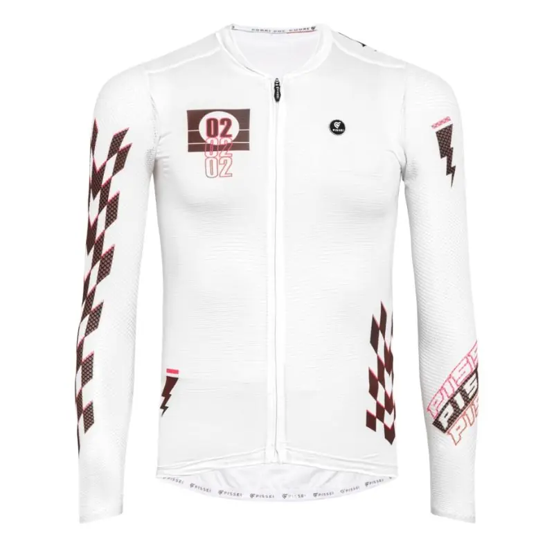 Maglia manica lunga Pissei Thunder ltd bianco Economico