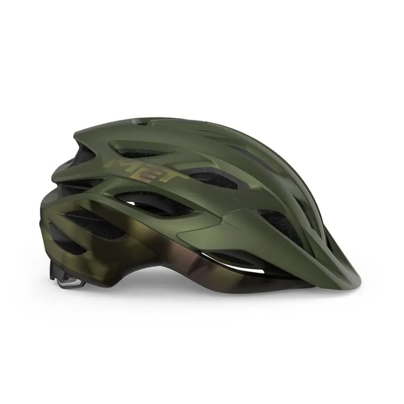 Prezzo Scontato Casco Met Veleno verde oliva iridescente opaco