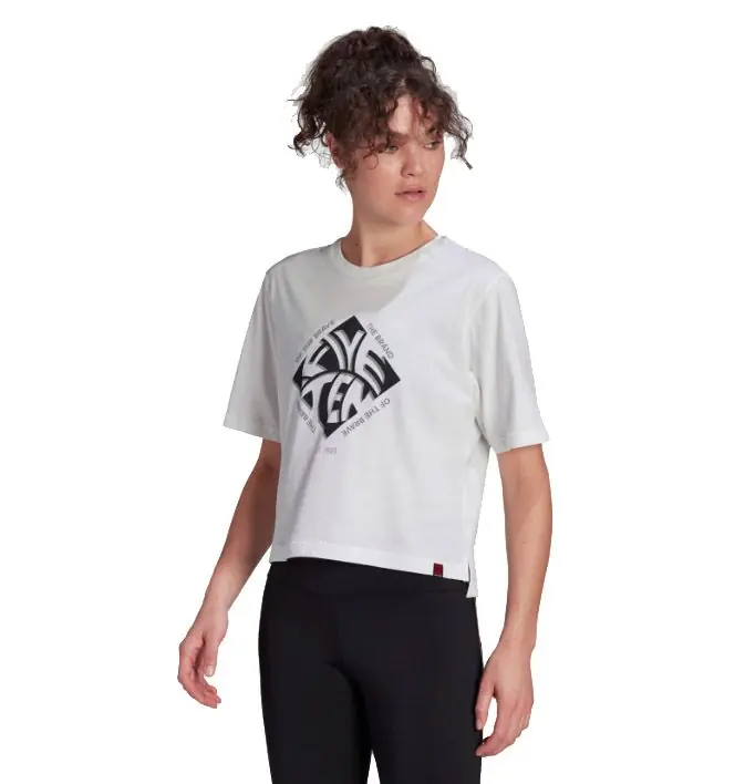 T-shirt Five ten Cropped T donna bianco Consegna Rapida