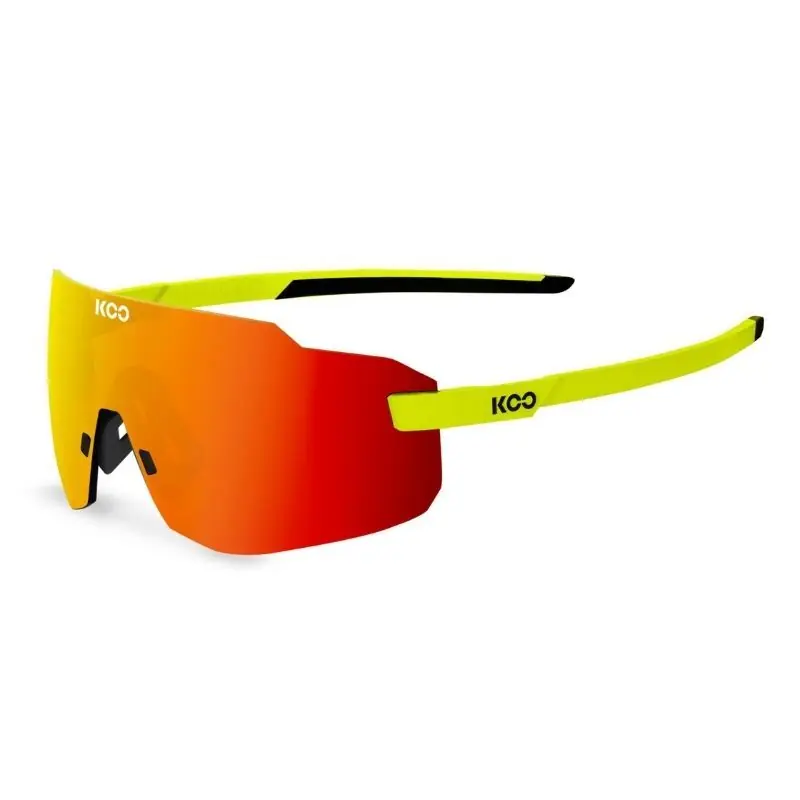 Pagamento Sicuro Occhiali Koo Supernova giallo fluo lente rosso mirror