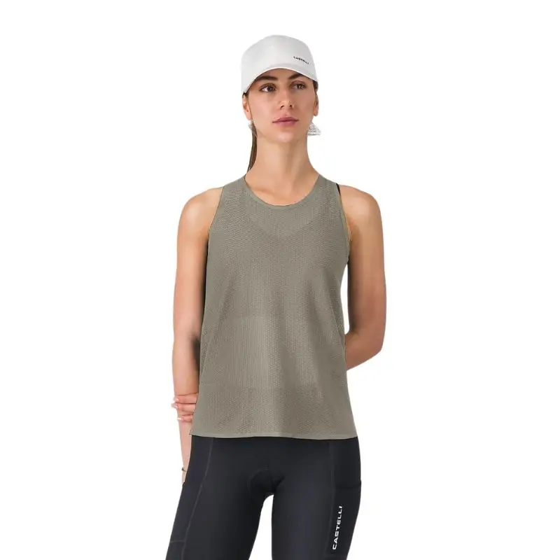 Canotta intima Castelli Comfort Travel donna argento moon Professionale