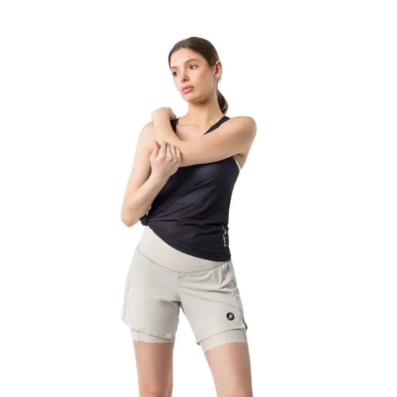 Pantaloni corti Castelli Movement Travel donna argento moon Prezzo Conveniente