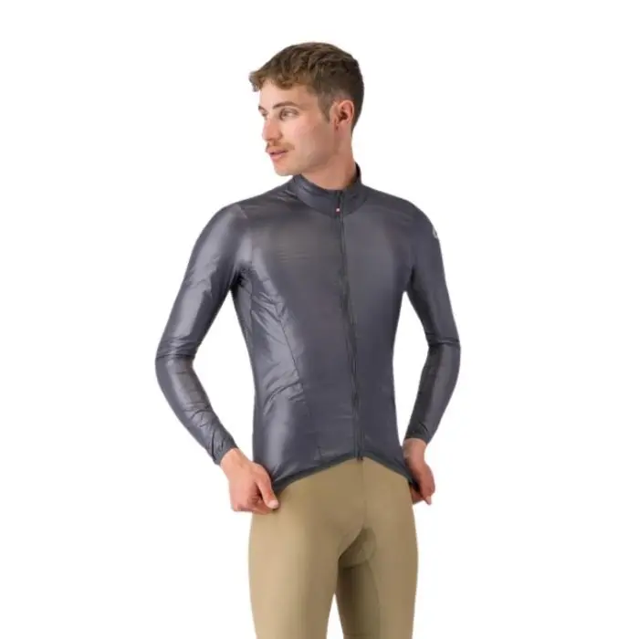 Mantellina antivento Castelli Aria Shell 2 grigio scuro Offerta Lampo