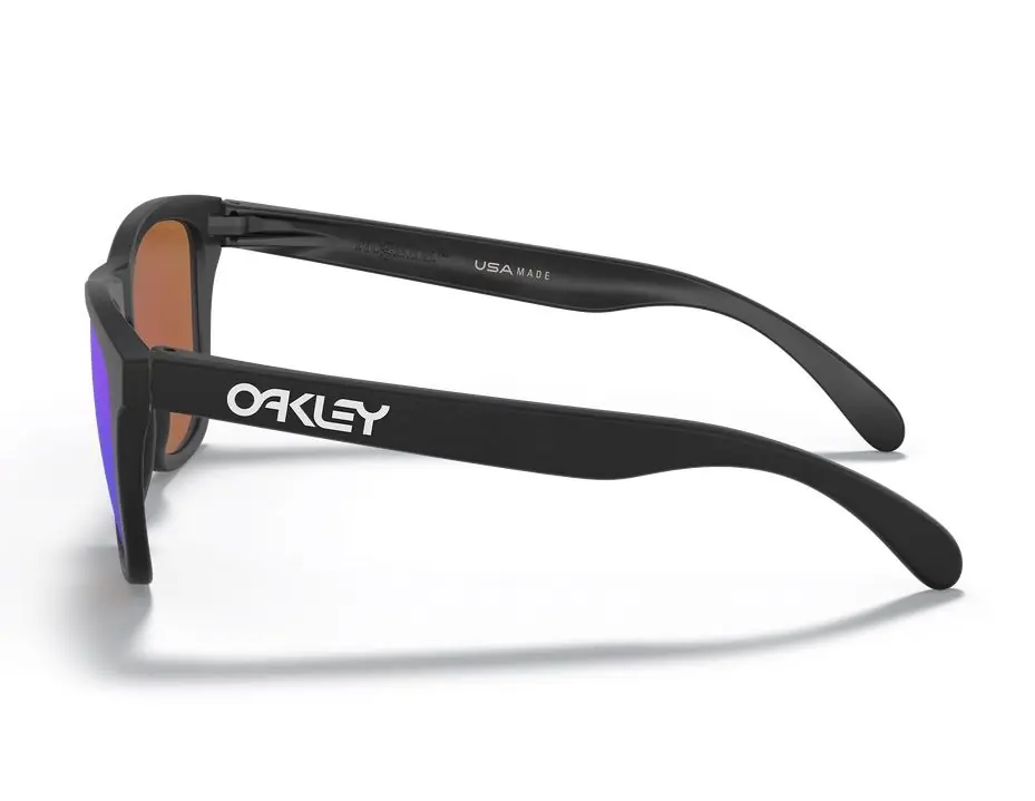 Frogskins nero opaco lenti prizm violet Vendita Finale