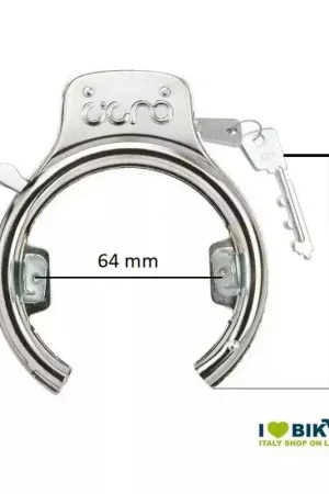 Lucchetto Cigno America piccolo cromato con fascette 16 mm Acquista Ora