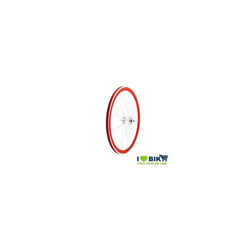 Scelto Dai Clienti Ruote Fixed 28 36 Raggi Mozzi su Cuscinetti Colore Rosso