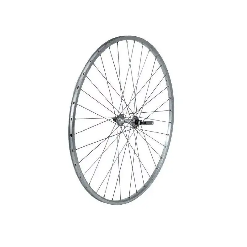 Ruota 28 Corsa anteriore 36 fori silver tornito Miglior Prezzo