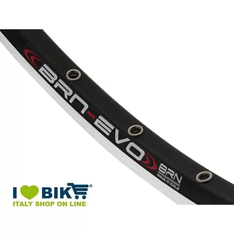 Cerchio BRN Corsa Evo 28 a 32 fori Nero Consegna Rapida