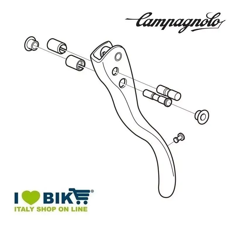 Ricambio Leva Destra Veloce Silver 10 V. EC-VL048S Di Tendenza