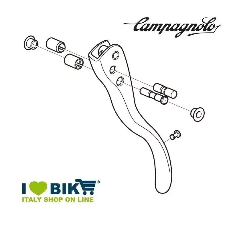 Spedito Oggi Ricambio Leva Sinistra VELOCE Silver 10 V. EC-VL047S