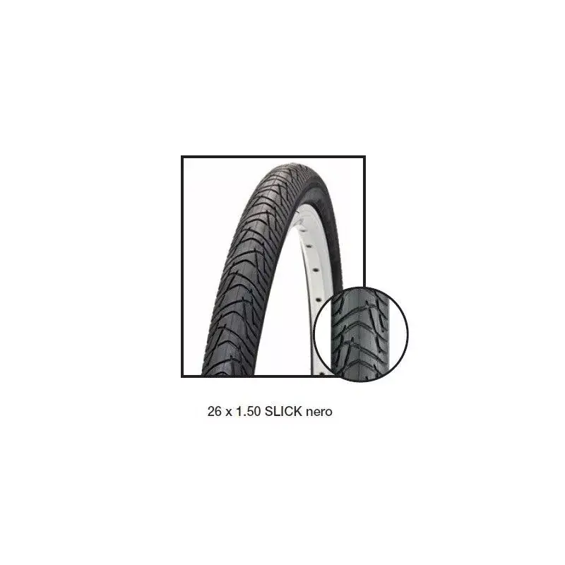 Economico Copertura MTB 26 x 1.50 SLICK nero