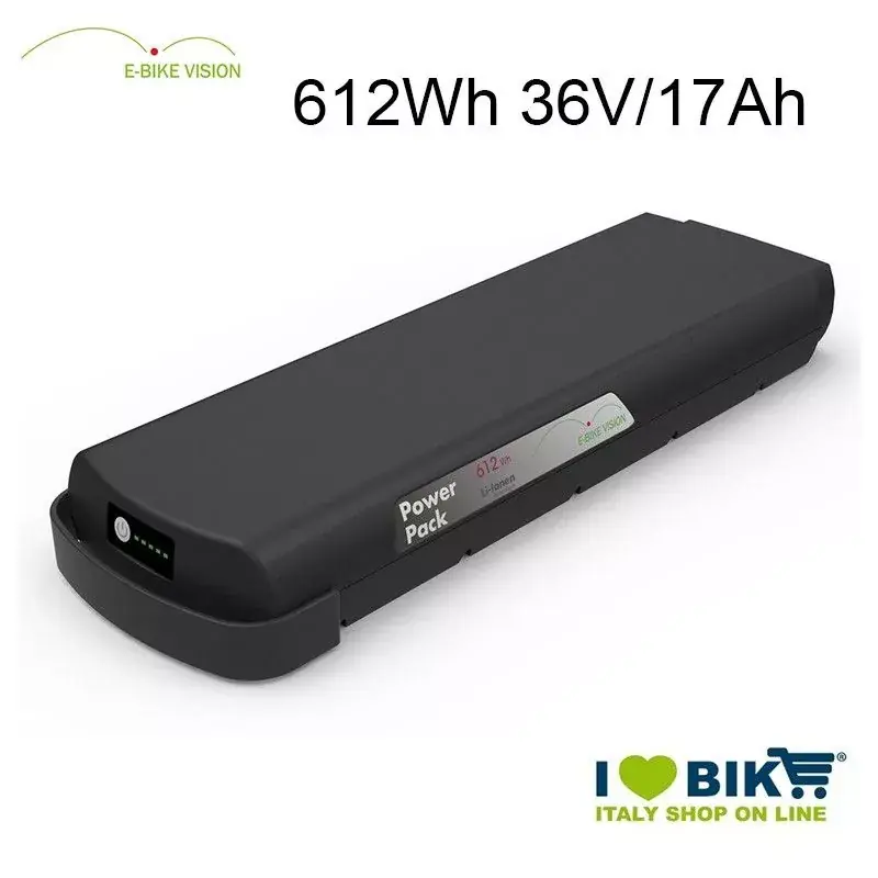 Batteria portapacchi E-Bike Vision 612Wh compatibile Bosch Prezzo Basso