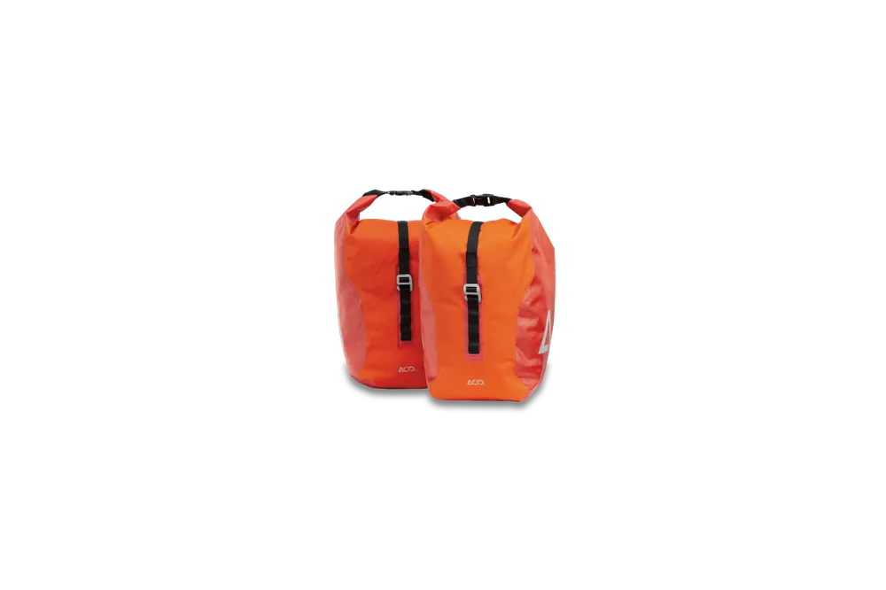 Ultimissimo Modello BORSA DA BICICLETTA ACID TRAVLR 20/2 RED BLACK