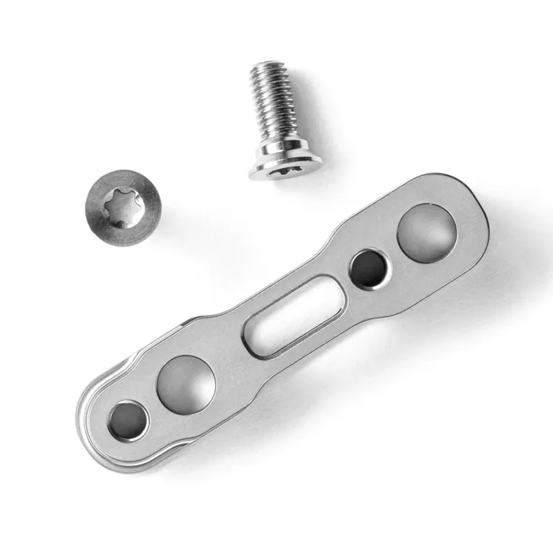 Rear Flat Mount Disc Brake Adapter for Sram Calipers - Silver Sconto